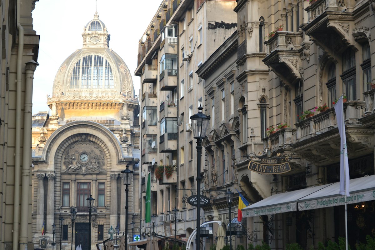 Clădire istorică în Centrul Vechi al Bucureștiului