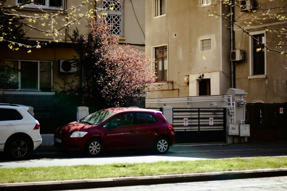 Stradă rezidențială din București