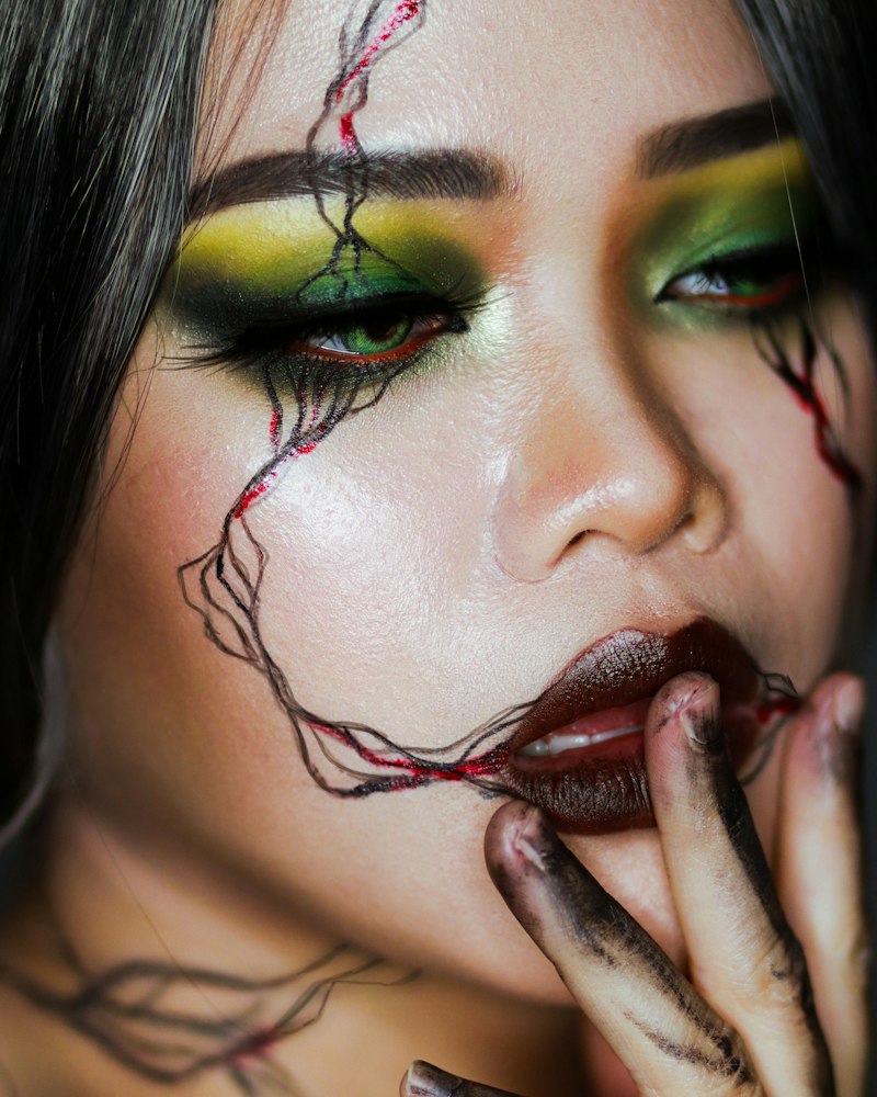 Machiaj artistic de Halloween